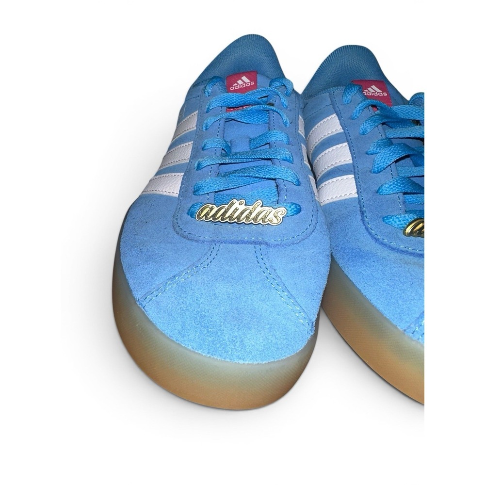 Adidas Women's VL Court 3.0 Shoes, Style# ID9074, Size 7.5 Blue Burst Gum - Picture 9 of 9